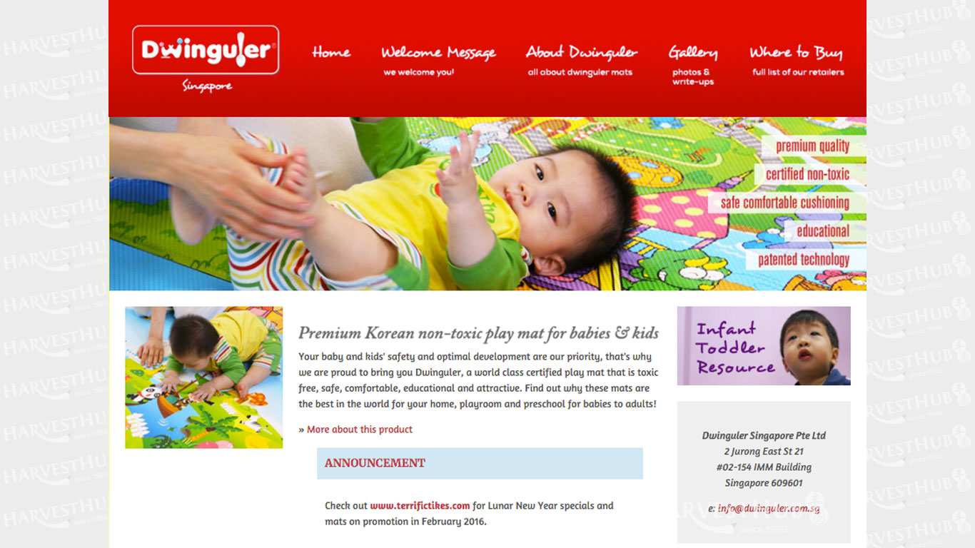 Dwinguler Singapore Website
